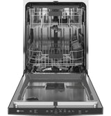 GE Profile(TM) ENERGY STAR(R) Top Control with Stainless Steel Interior Dishwasher with Sanitize Cycle & Dry Boost with Fan Assist - (PDT715SFNDS)