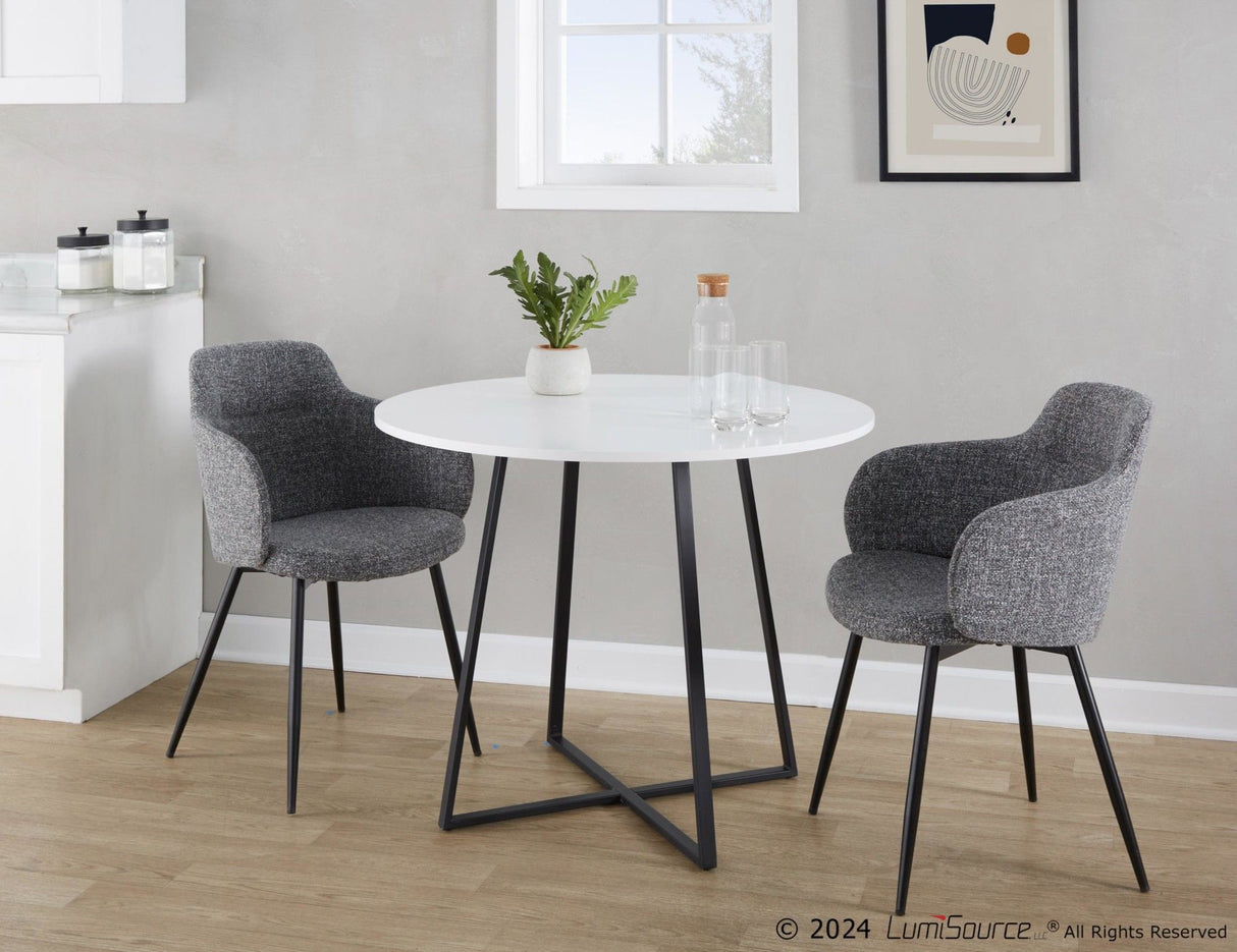 Canary - Cosmo Dining Table - White Base