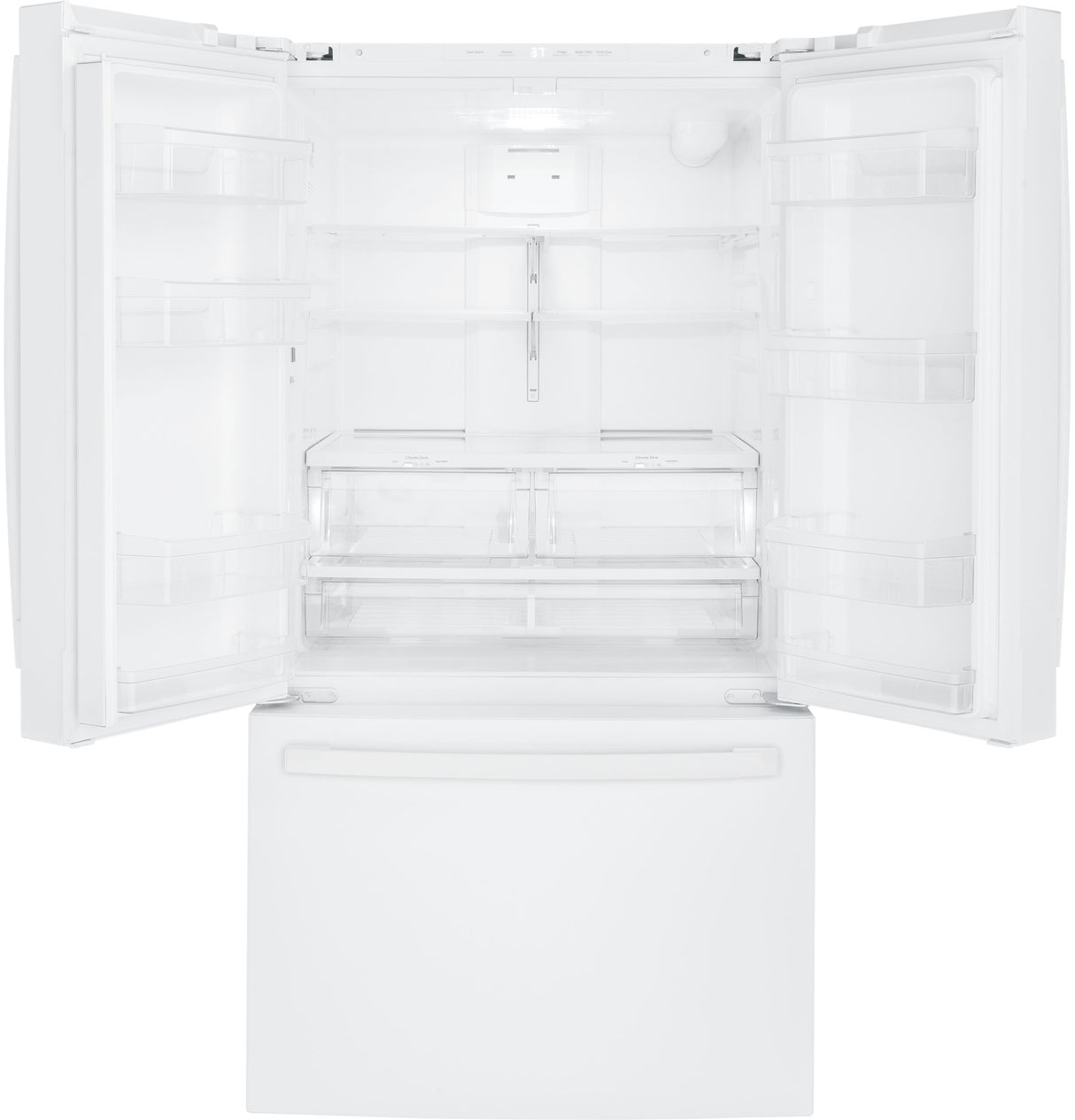 GE(R) ENERGY STAR(R) 27.0 Cu. Ft. French-Door Refrigerator - (GNE27JGMWW)