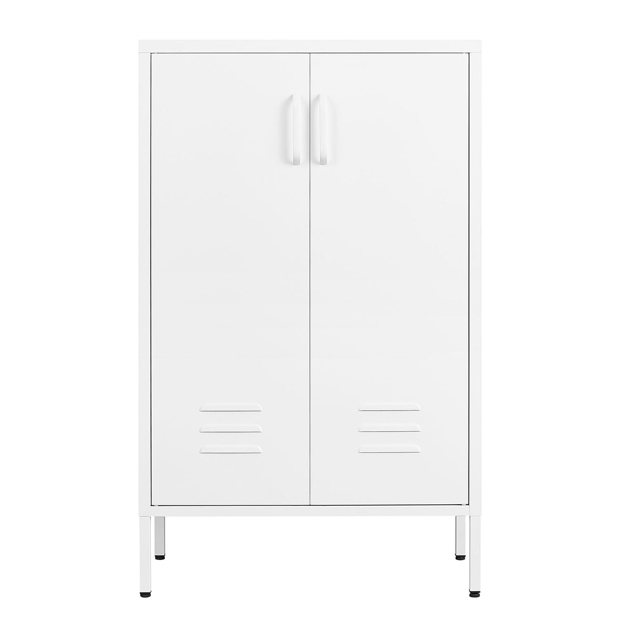 Suitable For Steel Storage Cabinets In Living Rooms, Kitchens, And Bedrooms, 2 Door Miscellaneous Storage Cabinet, Garage Tool Storage Cabinet, And Office File Cabinet 2 Movable Partitions