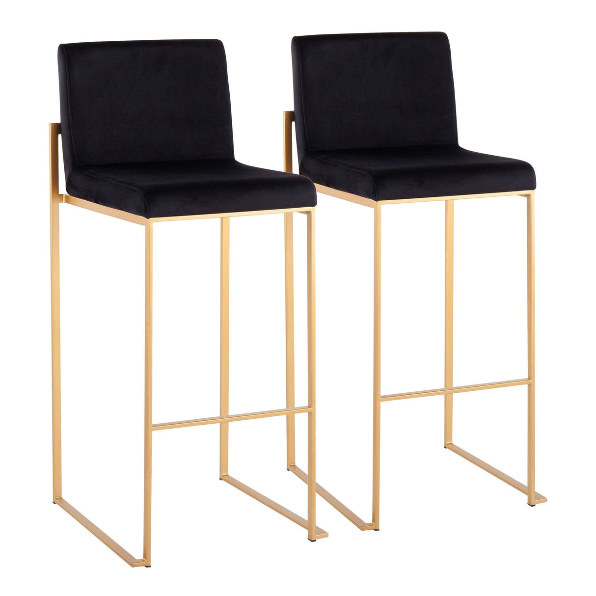 Fuji - High Back Barstool Set