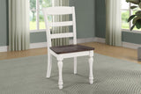 Madelyn - Wood Dining Side Chair (Set of 2) - Coastal White