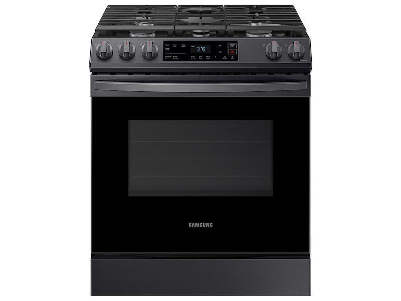 6.0 cu. ft. Smart Slide-in Gas Range in Black Stainless Steel - (NX60T8111SG)