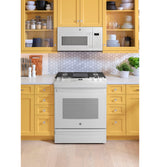 GE(R) 30" Slide-In Front-Control Convection Gas Range with No Preheat Air Fry - (JGS760DPWW)