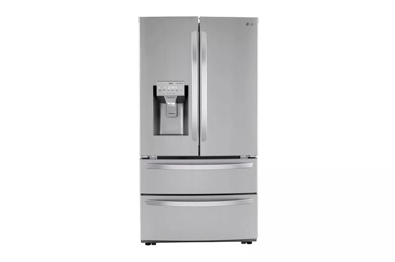 22 cu ft. Smart Counter Depth Double Freezer Refrigerator - (LMXC22626S)