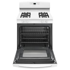 30" Gas Range With Bake Assist Temps - White