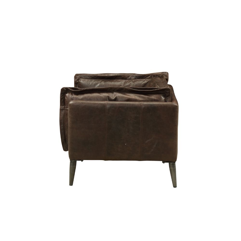 Porchester - Chair - Distress Chocolate Top Grain Leather