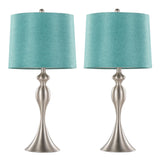 Ashland - 27" Metal Table Lamp (Set of 2) - Green