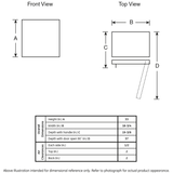 GE(R) ENERGY STAR(R) Double-Door Compact Refrigerator - (GDE03GGKBB)