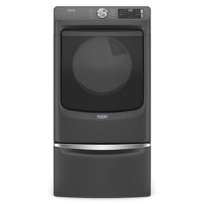 Front Load Electric Dryer With Extra Power And Quick Dry Cycle - Volcano Black