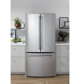 Caf(eback)(TM) ENERGY STAR(R) 18.6 Cu. Ft. Counter-Depth French-Door Refrigerator - (CWE19SP2NS1)