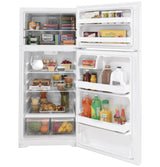 GE(R) ENERGY STAR(R) 16.6 Cu. Ft. Top-Freezer Refrigerator - (GTE17DTNRWW)