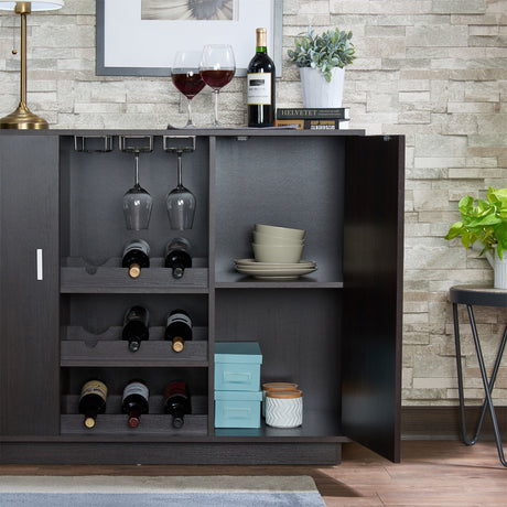 Hazen - Wine Cabinet II - Espresso