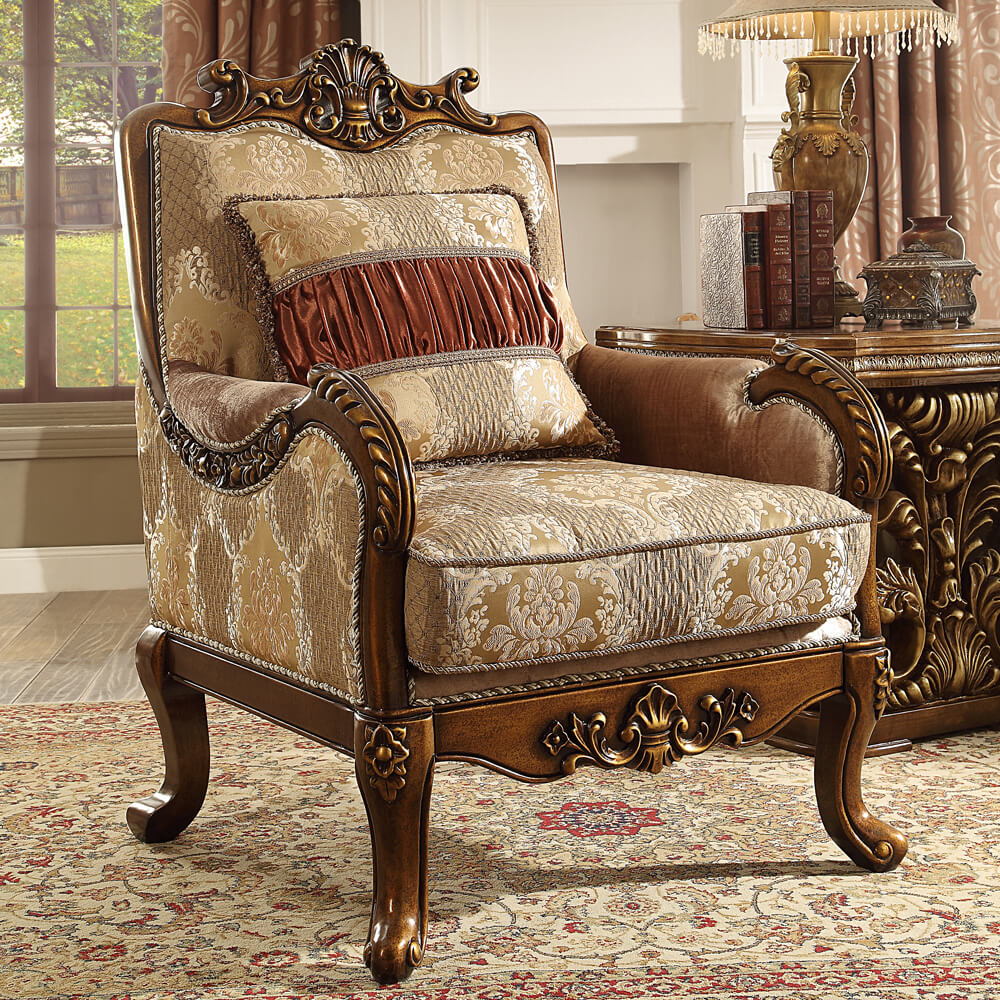 HD-1601 - Sofa - Antique Brown