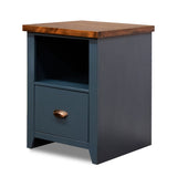 Nantucket - Drawer File - Blue Denim, Whiskey