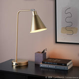 Petra - 26" Polyresin Table Lamp - Cream Polyresin And Black Metal With Black Linen Shade (Set of 2)