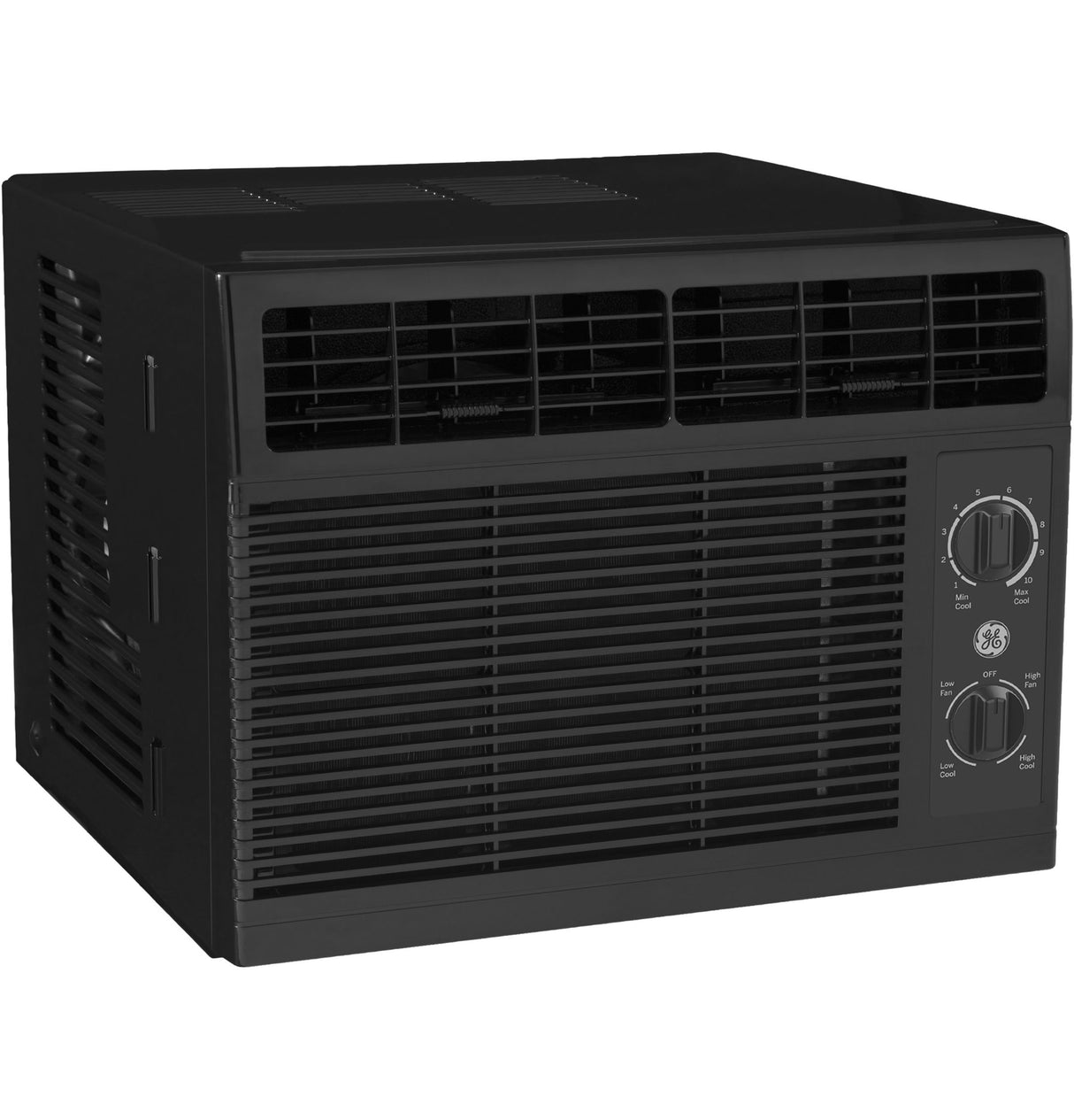 GE(R) 5,000 BTU Mechanical Window Air Conditioner for Small Rooms up to 150 sq ft., Black - (AHED05AC)