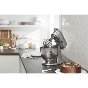 Custom Metallic Series 5 Quart Tilt-Head Stand Mixer - Brushed Nickel