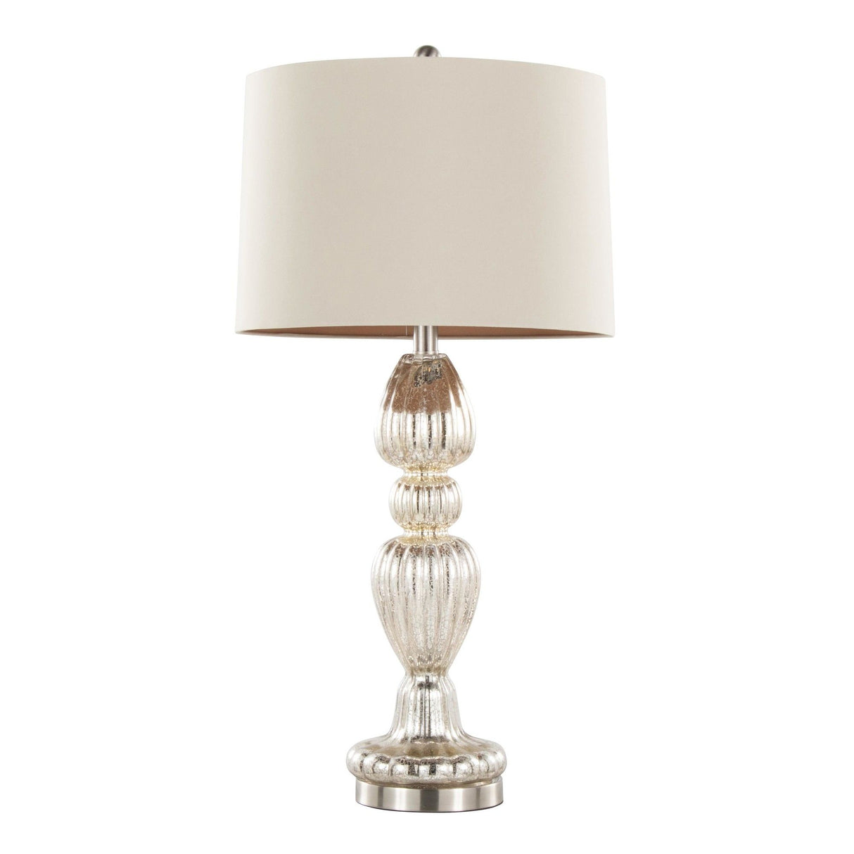 Spade - 30" Glass Table Lamp (Set of 2) - Beige