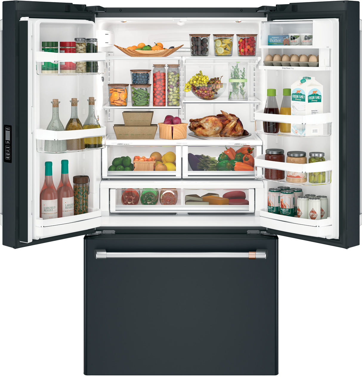 Caf(eback)(TM) ENERGY STAR(R) 23.1 Cu. Ft. Smart Counter-Depth French-Door Refrigerator - (CWE23SP3MD1)