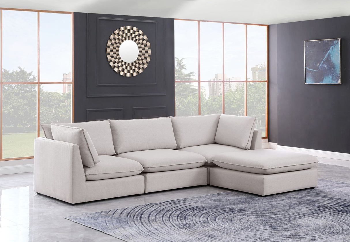 Mackenzie - Modular Sectional 4 Piece - Beige