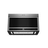 Flush Mount Microwave-Toaster Oven Combo - 11 Cubic Feet - Gray