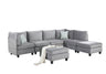 Zelmira - Velvet Sctional Sofa