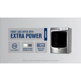 Front Load Gas Dryer With Extra Power And Quick Dry Cycle - 7.3 Cubic Feet - Metallic Slate