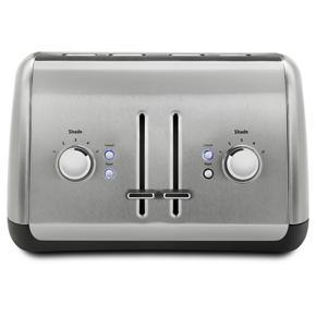 4-Slice Toaster With Manual High-Lift Lever - Brushed Stainless Steel