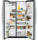 GE Profile(TM) Series 21.9 Cu. Ft. Counter-Depth Side-By-Side Refrigerator - (PZS22MYKFS)