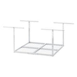 Overhead GearLoft Storage Rack 4x4 Feet - Hammered White