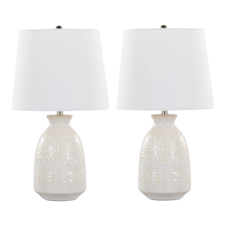 Claudia - 20" Ceramic Accent Lamp (Set of 2)