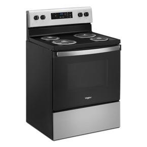 4.8 Cubic Feet Whirlpool Electric Range With Keep Warm Setting - 30"