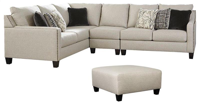 3-piece Sectional With Ottoman - (PKG001291)