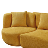 Living Room Sofa Set With Luxury Teddy Fleece, 2 Seater, Armchair Swivel 360°