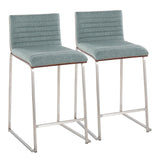 Mason Mara - 26" Fixed-Height Counter Stool (Set of 2)