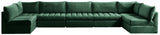 Jacob - Modular Sectional 7 Piece - Green