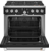 Caf(eback)(TM) 36" Smart Dual-Fuel Commercial-Style Range with 6 Burners (Natural Gas) - (C2Y366P3TD1)