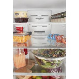 24" Wide Bottom-Freezer Refrigerator - 12.9 Cubic Feet - White