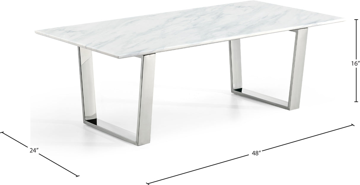 Carlton - Coffee Table - Pearl Silver