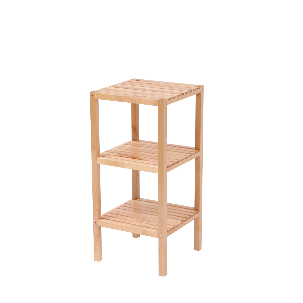 Birch Bathroom Shelf, Narrow Shelving Unit, Multifunctional Storage Rack, Corner Rack, For Kitchen, Living Room, Bedroom, Entryway, Bathroom