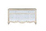 Esteban - Server - Mirrored & Antique Champagne Finish