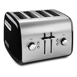 4-Slice Toaster With Manual High-Lift Lever - Onyx Black