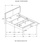 Boyd - Upholstered Bed with Nailhead Trim