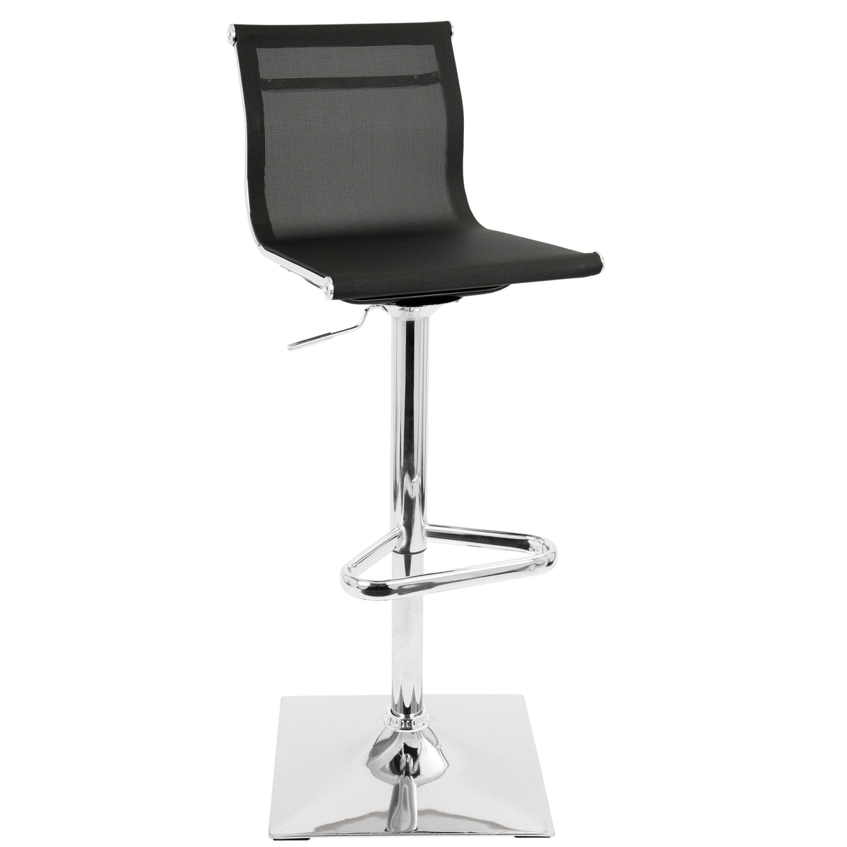 Mirage - Contemporary Adjustable Barstool With Swivel