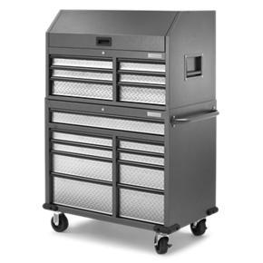 Premier 41" 15-drawer Mobile Tool Chest Combo