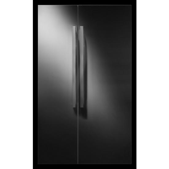 Noir 48" Fully Integrated Built-In Side-By-Side Refrigerator Panel-Kit