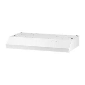 30" Range Hood With Full-Width Grease Filters - White