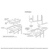 GE Profile(TM) 36" Built-In Touch Control Induction Cooktop - (PHP9036DJBB)
