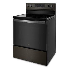 5.3 Cubic Feet Whirlpool Electric 5-in-1 Air Fry Oven - Black - Metal